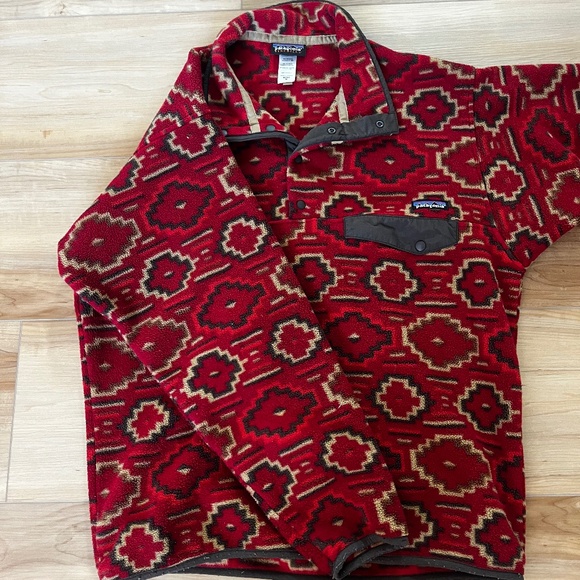 Patagonia Other - Patagonia Synchilla | Mens M | Red Aztec Color